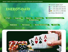 Tablet Screenshot of energy-day.com